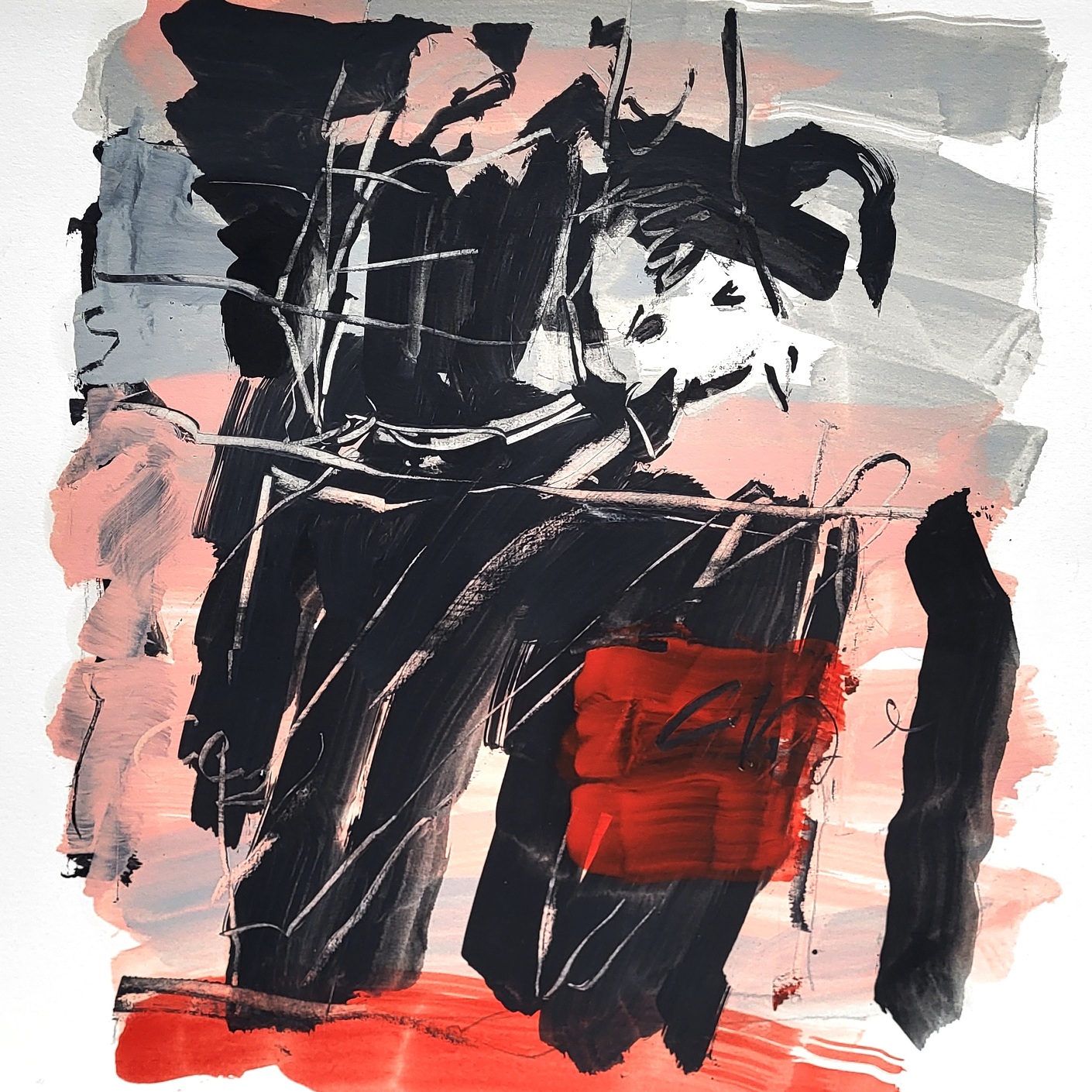 Le Chien au carr rouge